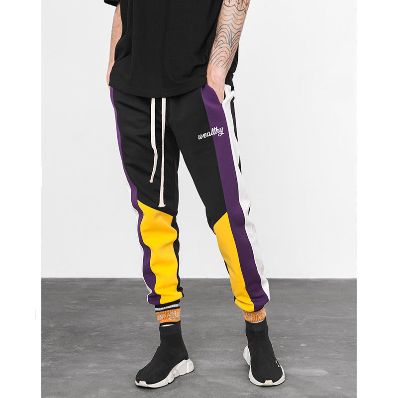 Retro track pants casual pants