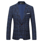 Men's Suits, Coats, Dresses, Slim-fitting Plaid Suits