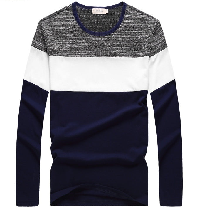 men's wear autumn wear men's T-shirts large Korean version of cotton long sleeved T-shirts male tide sports bottled shirt wholesale