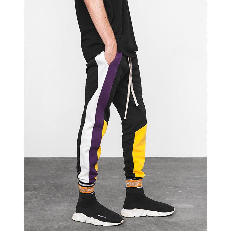Retro track pants casual pants