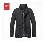 Autumn And Winter New Mid-length Jacket Men's Windproof Casual Oversized Loose
