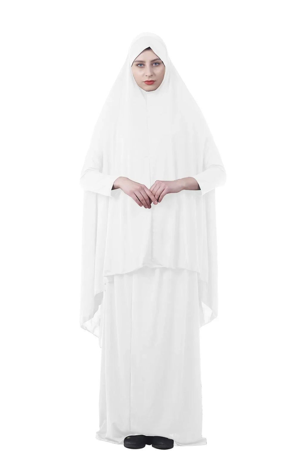 Eid Formal Muslim Prayer Garment Sets Women Hijab Dress Abaya Islamic Clothing Dubai Turkey Namaz Long Khimar Jurken Abayas 2025