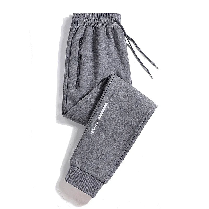 Autumn Winter Outdoor High-quality Casual Sports Pants with Thick Velvet Fashionable Loose Breathable Versatile Men's Warm Pants