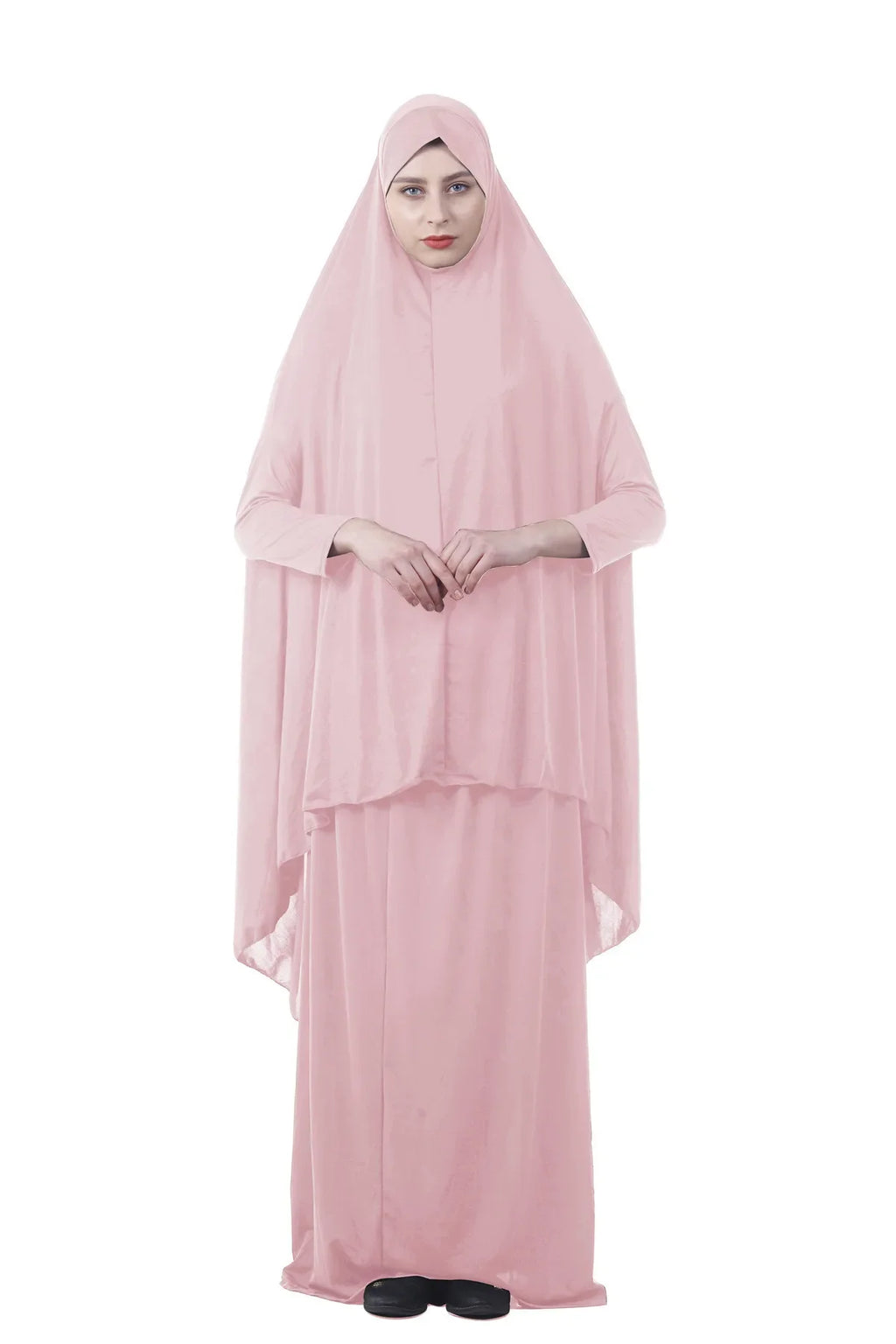 Eid Formal Muslim Prayer Garment Sets Women Hijab Dress Abaya Islamic Clothing Dubai Turkey Namaz Long Khimar Jurken Abayas 2025