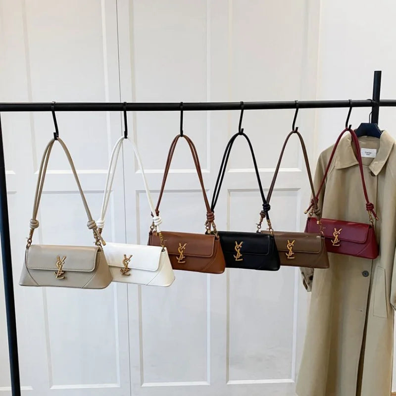 Elegant Crossbody Bag For Women Leather Handbag With Shoulder Strap Classic Design Famous Brand Ladies Accessory