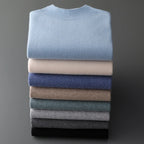 100% Pure Wool Cashmere Sweater Men's Half Turtleneck Pullover Casual Fashion Thickening Top Knitting Sweater