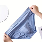 10-Piece Set Of Men's Solid Color Elastic Waistband Triangle Pants Breathable Underwear Men's Casual And Comfortable Underwear