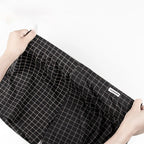 3Pcs Mens Underwear Boxers Shorts Casual Sleep Underpants Homewear Men Arrow Panties Striped Plaid Loose Comfortable Underwear