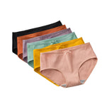 6Pcs/Set Women's Cotton Panties Sexy Soft Underpants Breathable Briefs Sexy Lingerie Stretch Underwear Female Underpants M-XL