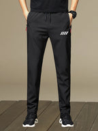 Men's Casual Pants, Men's Trousers, Men's Sports Pants, Thin Jogging Pants, Fashionable Print, Suitable for Daily and Casual Wear, Lightweight, Ideal for Gifting during Festivals