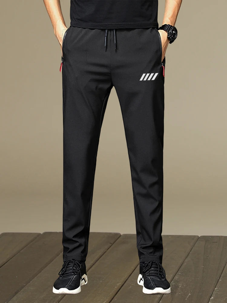 Men's Casual Pants, Men's Trousers, Men's Sports Pants, Thin Jogging Pants, Fashionable Print, Suitable for Daily and Casual Wear, Lightweight, Ideal for Gifting during Festivals