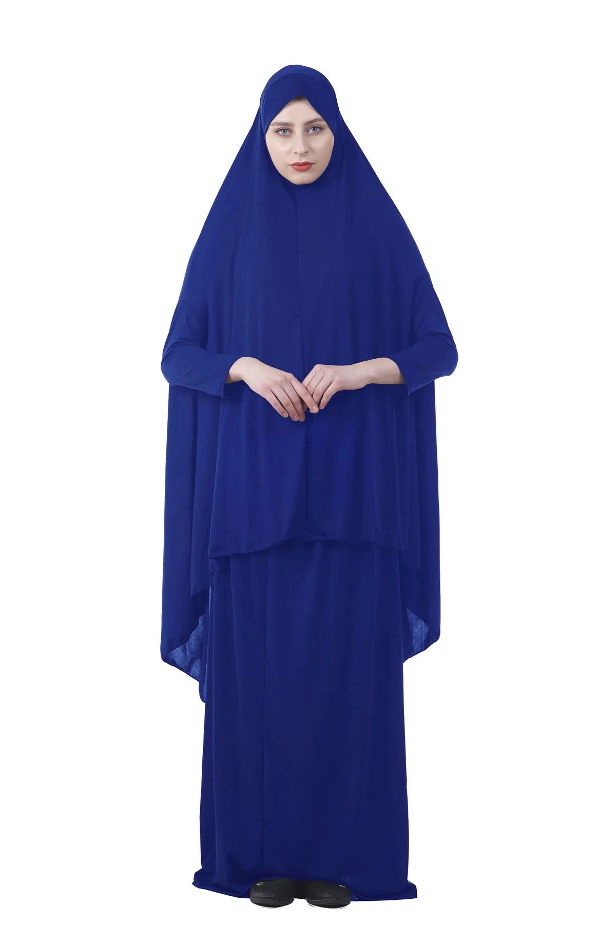 Eid Formal Muslim Prayer Garment Sets Women Hijab Dress Abaya Islamic Clothing Dubai Turkey Namaz Long Khimar Jurken Abayas 2025