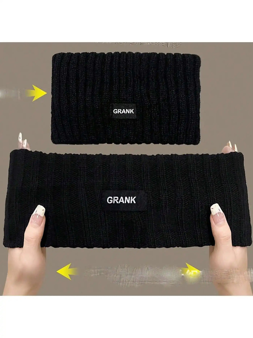 Women Winter Wide Headband Solid Color Knitted Warm Headwrap Female Punk Elastic Headwear Sports Hair Bands Accessories