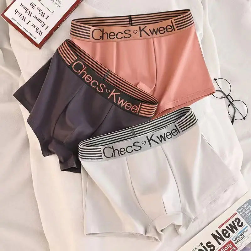 3Pcs Men's Boxer Shorts Cotton Underwear Solid Underpants Sexy Panties Male Breathbale Lingerie Plus Size L-6XL Wholesale Lots