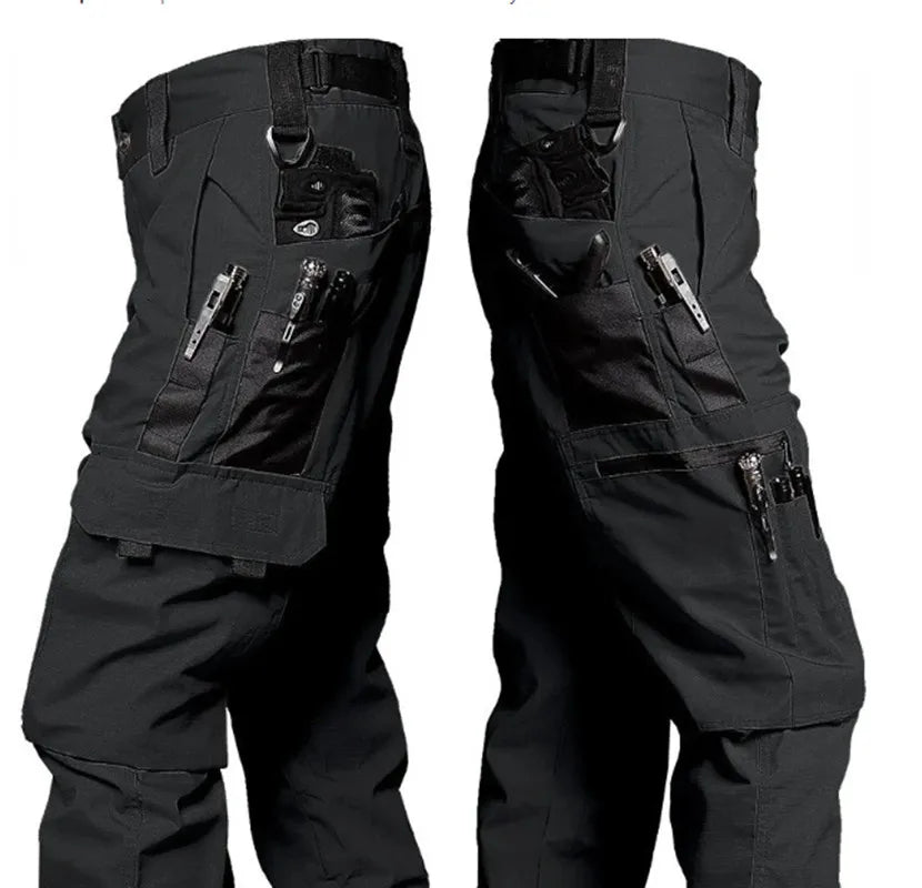 Wear Resistant Work Pant Man Multi-pocket Straight Cargo Trousers Outdoor Jogging Tactical Pants Spring Autumn Casual Trousers