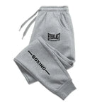 2025 Autumn Winter EVERLAST Printed Running Pants Men Women Outdoor Sports Fitness Pants Jogging Fleece Casual Sports Pants