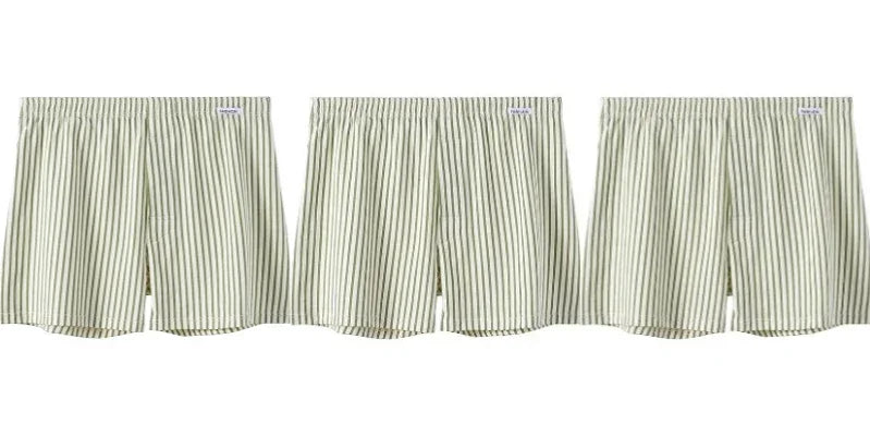 3Pack Mens Boxers Striped Aro Pants Cotton Boxershorts Men Pajama Pants Loose Breathable Boys Underwear Boxer Hombre Men