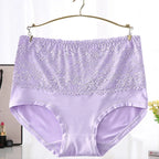 150kg 3XL-6XL Women Panties Briefs Super Over Plus Size Fat Mother Lace High Rise Lingerie Cute Underwear Lingerie Sexy Clothes
