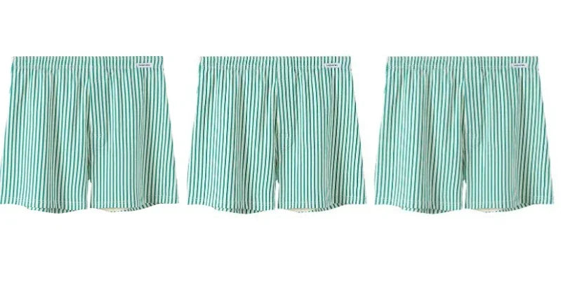 3Pack Mens Boxers Striped Aro Pants Cotton Boxershorts Men Pajama Pants Loose Breathable Boys Underwear Boxer Hombre Men