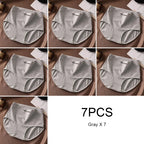 7PCS Woman High Waist Briefs Breathable Underwear Women Large Size Lingerie Pure Cotton Sexy Underware Triangular Panties Female