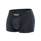 Men's Boxers Shorts  Push Up Underwear Modal Pantie  Man Breathable Magnetic Ice Silk Bullet Separation Pouch Underpants Cueca