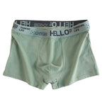 1-5PCS men's underwear mid-waist breathable and comfortable teenage boxer men's underwear