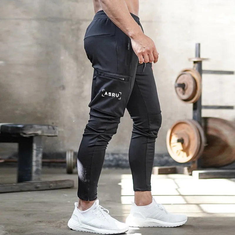 Men's Gym Fitness Multi-Pocket Workout Training Pants Cotton Jogging Sweatpants Camouflage Men  Fashion Training Trousers