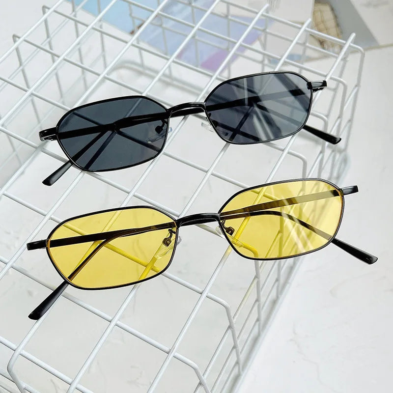 Vintage Square Sunglasses For Women Men Rectangle Sun Glasses Female Oval Eyewear Oculos De Sol for Male Female Eyeglasses