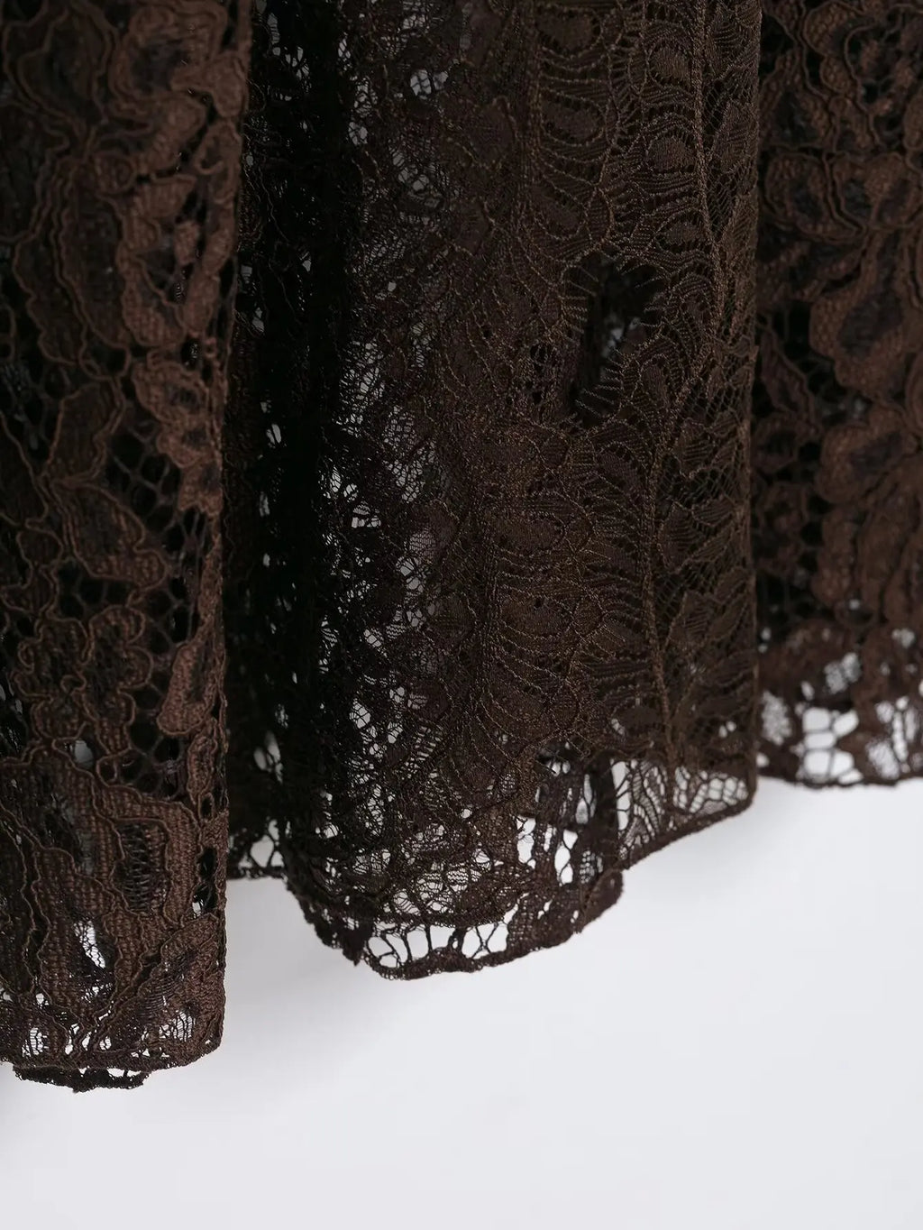 BSAY Lace Satin Elegant long Skirt Women Fashion Autumn Winter New brown Side Zip Chic Female High Waist Midi Skirts Mujer