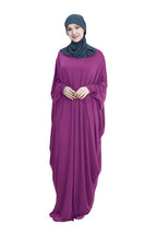 Ramadan Muslim Hijab Dress Abaya Dubai Prayer Garment One Piece Robe Islam Dresses for Women Solid Long Khimar Gown Turkey