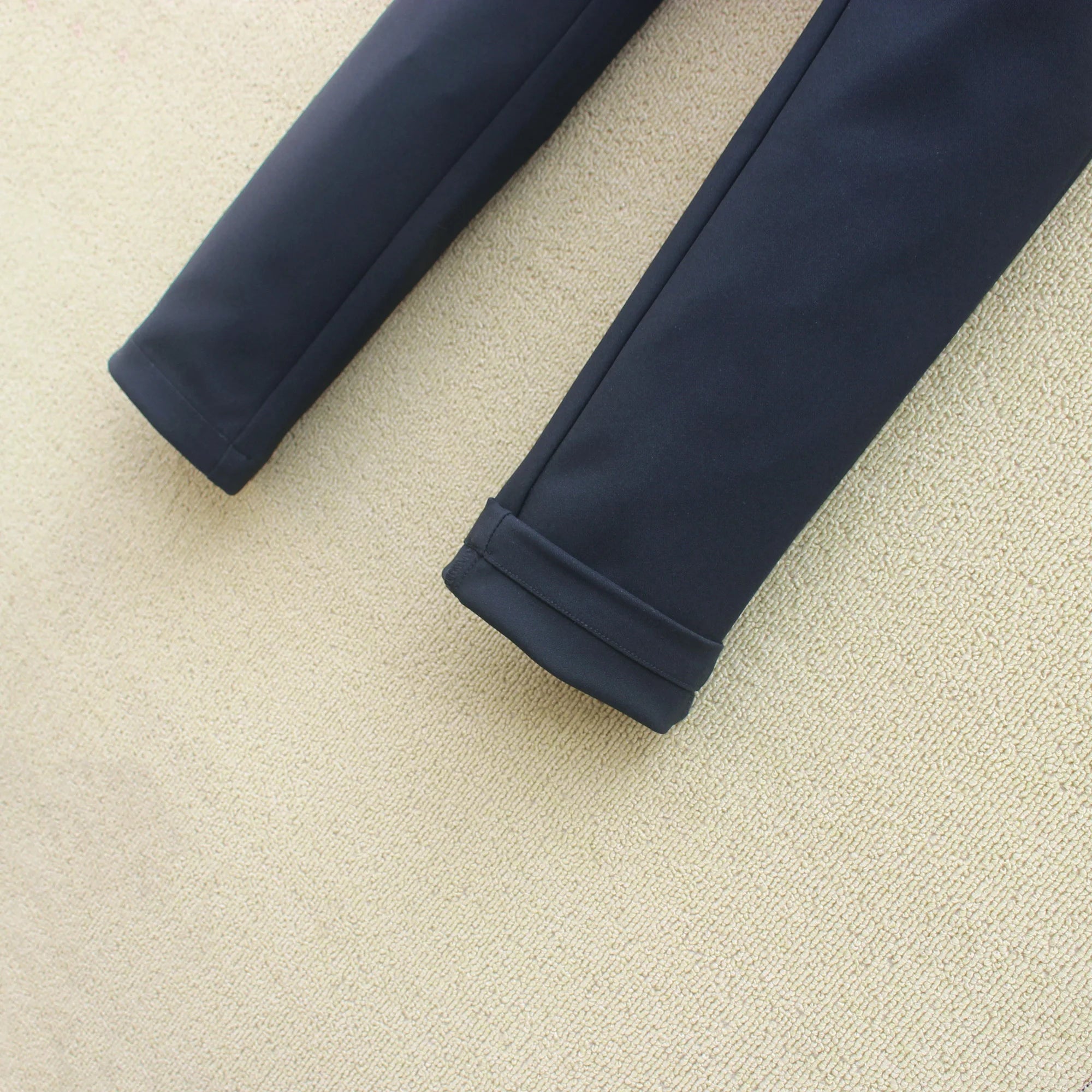 Black Dress Pants for Women, Spring and Autumn Style, Slim Fit, Straight-Leg Formal Work Pants, Ol Professional Attire, Pencil Pants, Dark Blue Narrow-Leg Women's Casual Pants, Sizes S to XXL