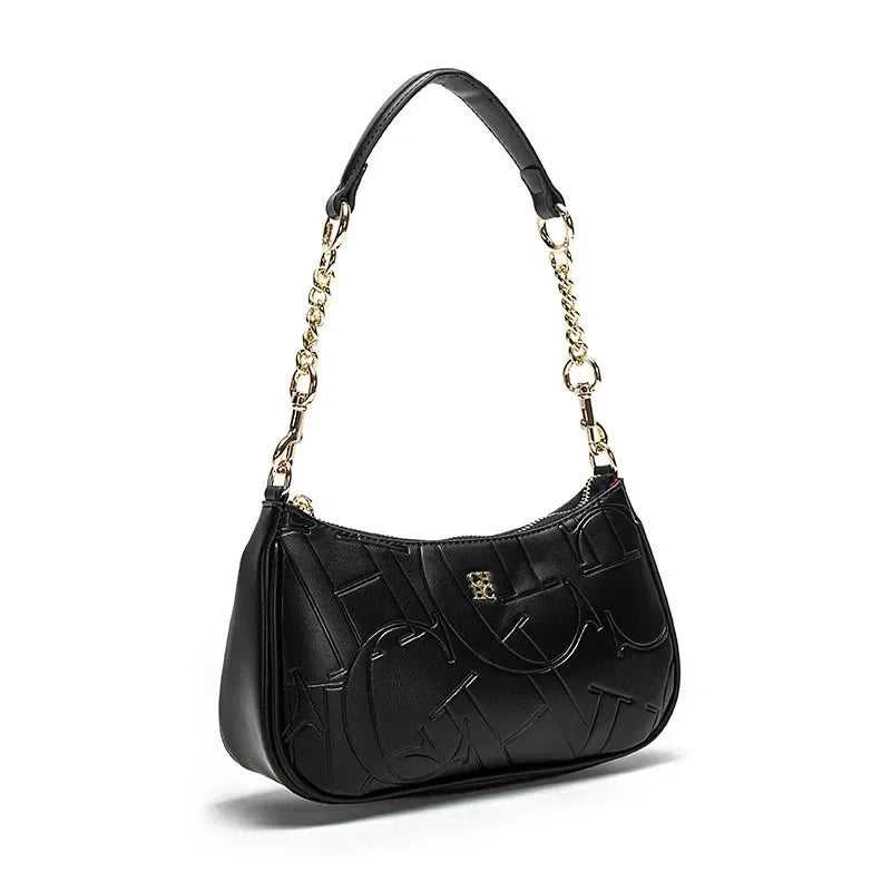 CH Ladies Handbag Business Luxury Brand Fashion Classic Retro Design Ladies New Printed Pattern High Quality Ladies Armpit Bag