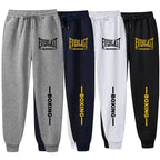 2025 Autumn Winter EVERLAST Printed Running Pants Men Women Outdoor Sports Fitness Pants Jogging Fleece Casual Sports Pants