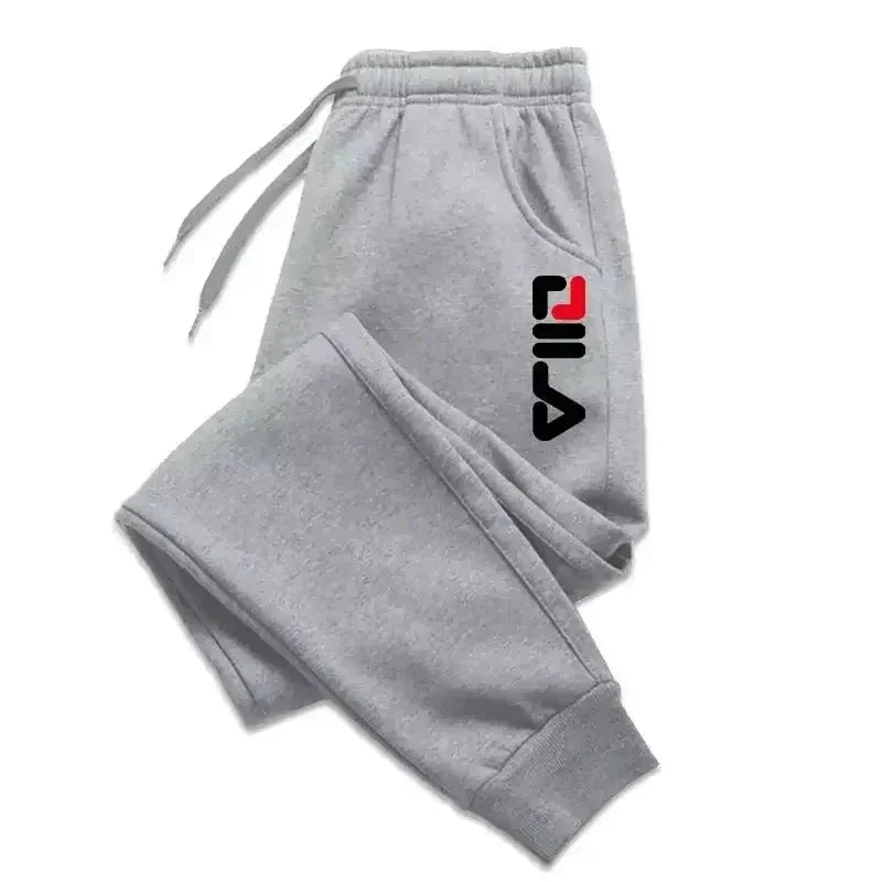 Autumn Winter Men's Joggers Drawstring Casual Pants Fleece Sweatpants Workout Running Gym Fitness Sports Trousers WK007