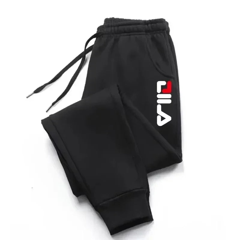 Autumn Winter Men's Joggers Drawstring Casual Pants Fleece Sweatpants Workout Running Gym Fitness Sports Trousers WK007