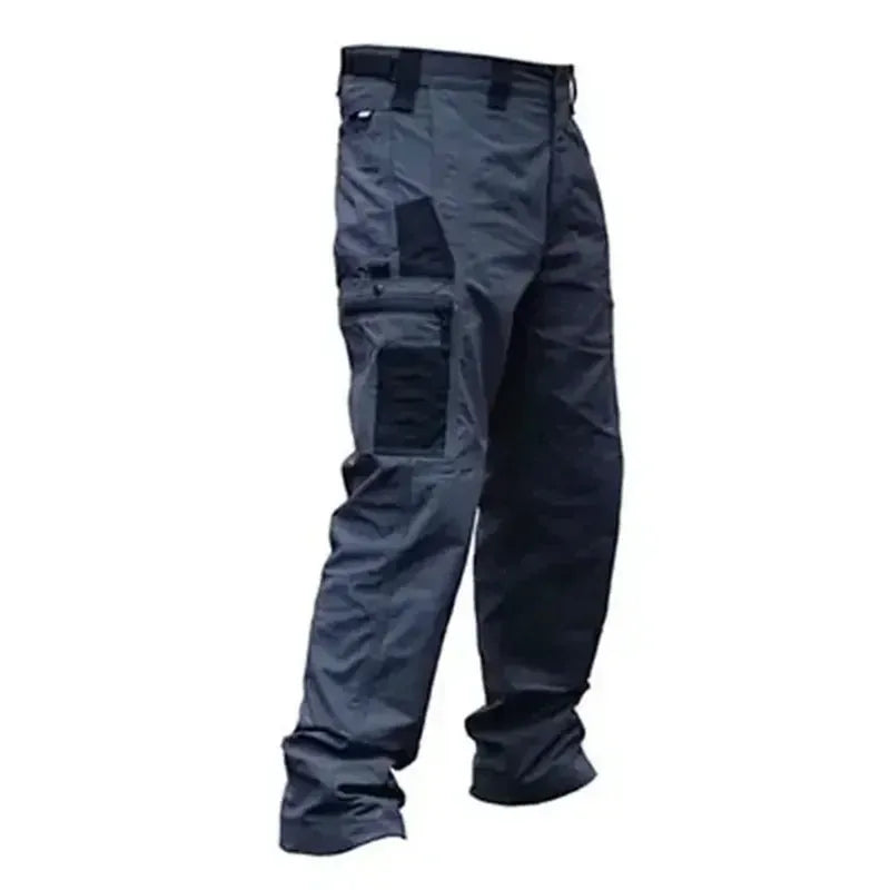 Wear Resistant Work Pant Man Multi-pocket Straight Cargo Trousers Outdoor Jogging Tactical Pants Spring Autumn Casual Trousers