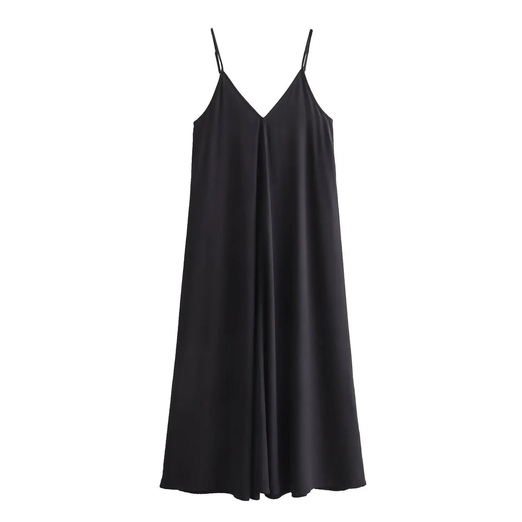 MUJER Black Slip Long Dresses for Women Red Draped Summer Dress Woman 2025 Sexy Backless Maxi Dress Women Summer Beach Dresses