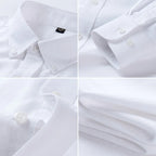 100%Pure Cotton Men's Shirt Long Sleeve Classic Versatile Soft Breathable Casual Fashion Business Social Shirt Men Clothing