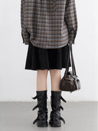 CHIC VEN Fashion Women Skirts Solid High Waisted A-line Hip Hugging Fish Tail Office Ladies Slim Half Skirt Autumn Winter 2025