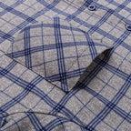 Autumn Winter Thicken Fleece Shirts For Men Business Plaid Shirt Long Sleeve Warm Clothes Male Single Pocket Classic Check Shirt