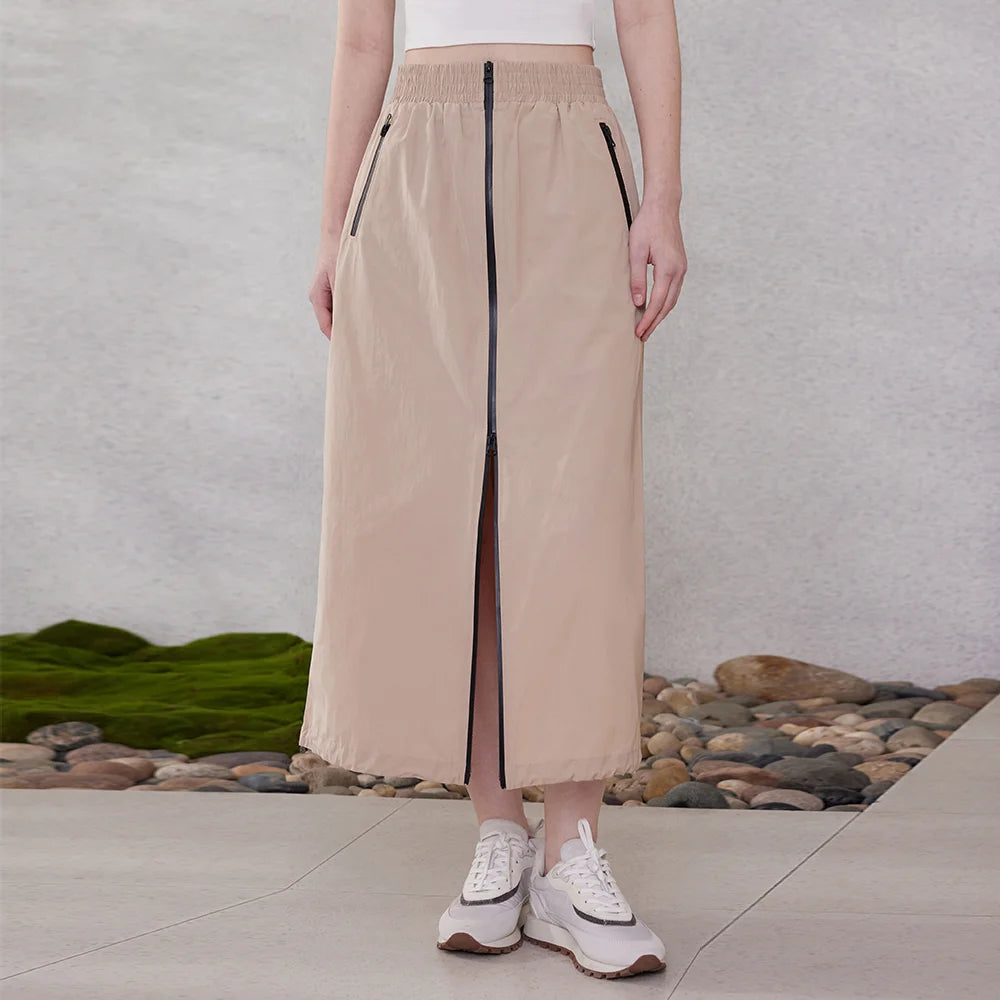 K2151W Sunscreen Skirts Combed Cotton Skirts For Women Ladies Loose Skirts