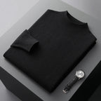100% Pure Wool Cashmere Sweater Men's Half Turtleneck Pullover Casual Fashion Thickening Top Knitting Sweater