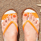 Fansilver S925 Sterling Silver Toe Rings for Women Adjustable White Gold Plated Flower Summer Beach Open Toe Rings Foot Jewelry