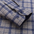 Autumn Winter Thicken Fleece Shirts For Men Business Plaid Shirt Long Sleeve Warm Clothes Male Single Pocket Classic Check Shirt