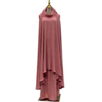 Ramadan Khimar Jalabiya Burqa Abaya Women Muslim Dress Prayer Garment Islam Clothing Eid Skirt 2 Pieces Set Robe Kaftan Djellaba