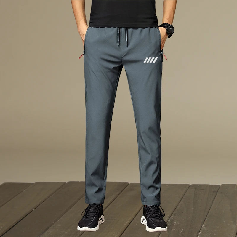 Men's Casual Pants, Men's Trousers, Men's Sports Pants, Thin Jogging Pants, Fashionable Print, Suitable for Daily and Casual Wear, Lightweight, Ideal for Gifting during Festivals