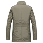 Autumn And Winter New Mid-length Jacket Men's Windproof Casual Oversized Loose