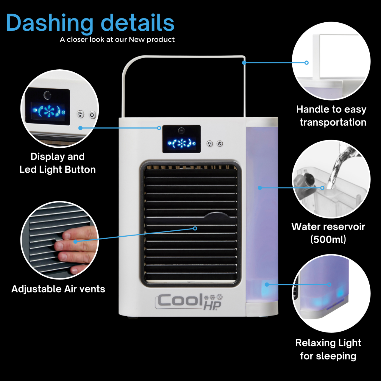 COOLER HP com comando à distância