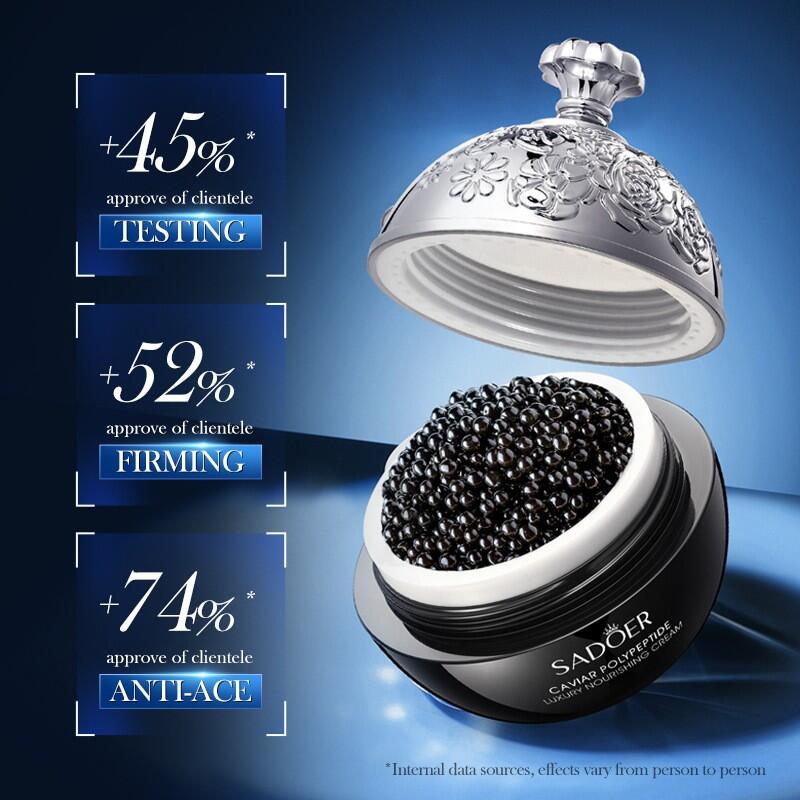 🌟 Crema Antiarrugas Reafirmante con Caviar y Polipéptido SADOER – 30g