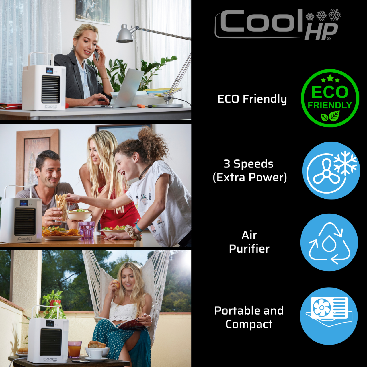 COOLER HP com comando à distância